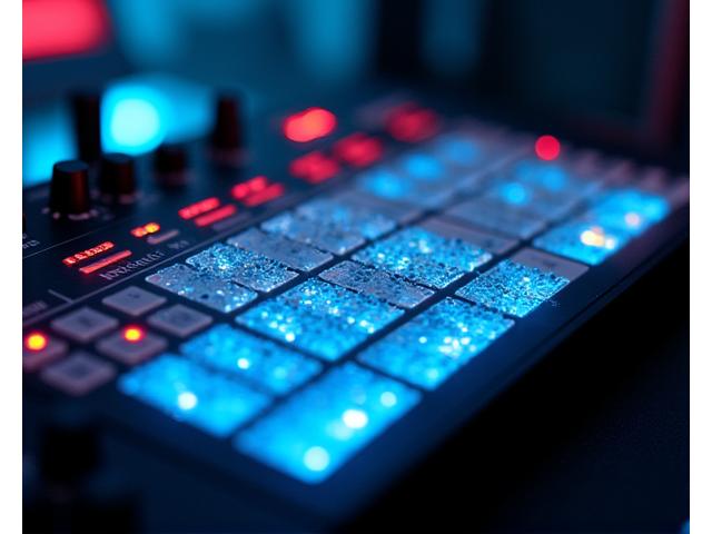 Dispositivo granular de síntesis con interfaz futurista
