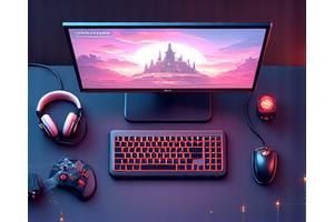 Diagrama de flujo para gaming stream con integración de chat y mezclador de audio